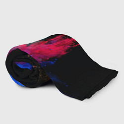 Плед флисовый Брызги сухих красок, цвет: 3D-велсофт — фото 2