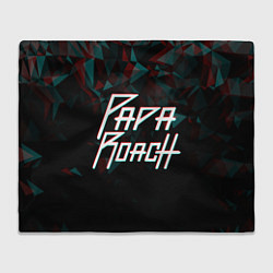 Плед Papa roach Glitch Big Logo