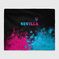 Плед флисовый Sevilla Neon Gradient, цвет: 3D-велсофт