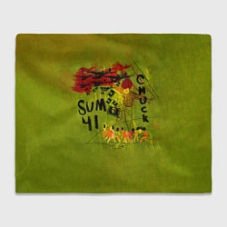 Плед флисовый Chuck - Sum 41, цвет: 3D-велсофт