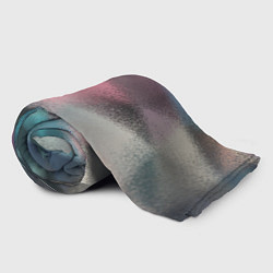 Плед флисовый Современный разноцветный абстрактный узор, цвет: 3D-велсофт — фото 2
