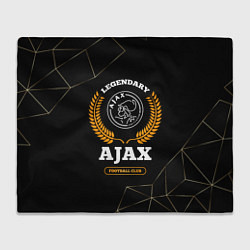Плед Лого Ajax и надпись Legendary Football Club на тем