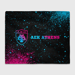 Плед AEK Athens Neon Gradient