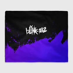 Плед Blink 182 Purple Grunge