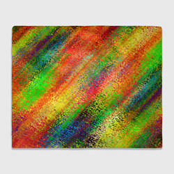 Плед флисовый Rainbow inclusions, цвет: 3D-велсофт