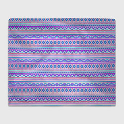 Плед флисовый Геометрические узоры из линий, цвет: 3D-велсофт