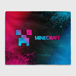 Плед Minecraft - Neon Gradient