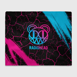 Плед Radiohead - neon gradient