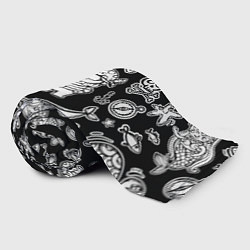 Плед флисовый Пират и его окружение - паттерн, цвет: 3D-велсофт — фото 2