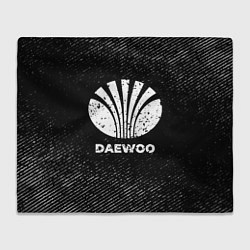 Плед Daewoo с потертостями на темном фоне