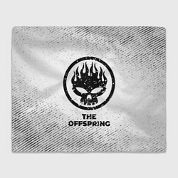 Плед The Offspring с потертостями на светлом фоне