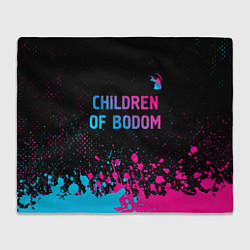 Плед Children of Bodom - neon gradient: символ сверху