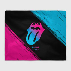 Плед Rolling Stones - neon gradient