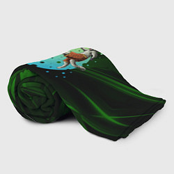 Плед флисовый Кошачий бой - карате, цвет: 3D-велсофт — фото 2