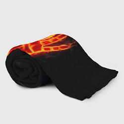 Плед флисовый Ладонь из огня, цвет: 3D-велсофт — фото 2