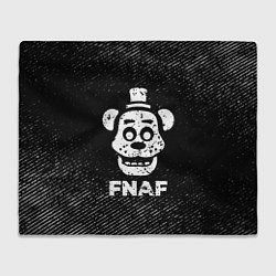 Плед FNAF с потертостями на темном фоне