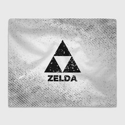 Плед Zelda с потертостями на светлом фоне