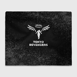 Плед Tokyo Revengers с потертостями на темном фоне