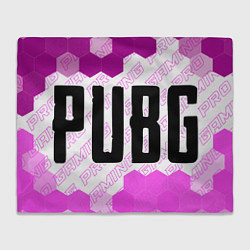 Плед PUBG pro gaming: надпись и символ