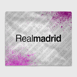Плед Real Madrid pro football: надпись и символ