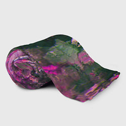 Плед флисовый Абстрактные краски и силуэты, цвет: 3D-велсофт — фото 2