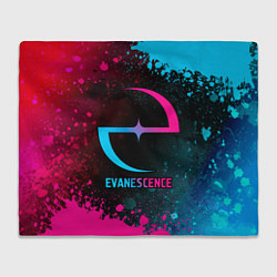 Плед Evanescence - neon gradient