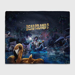 Плед Dead island 2 герой в ночи