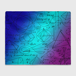 Плед флисовый Неоновая формула, цвет: 3D-велсофт