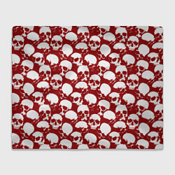 Плед Череп и кровь