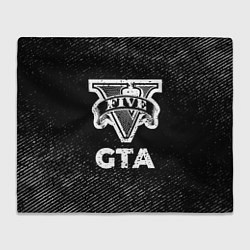 Плед GTA с потертостями на темном фоне