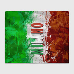 Плед Флаг Италии - кляксы