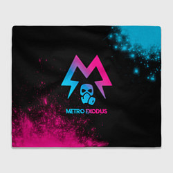 Плед Metro Exodus - neon gradient