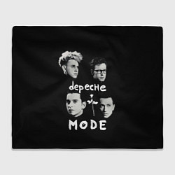 Плед флисовый Depeche Mode portrait, цвет: 3D-велсофт