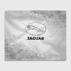 Плед Jaguar с потертостями на светлом фоне