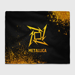 Плед Metallica - gold gradient
