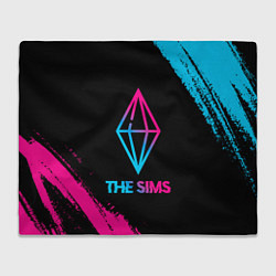 Плед The Sims - neon gradient