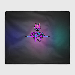 Плед Stray logo neon