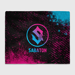 Плед Sabaton - neon gradient