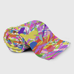 Плед флисовый Сочные краски лета и бабочки, цвет: 3D-велсофт — фото 2