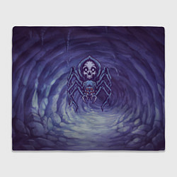 Плед флисовый Смертельный паук с черепом, цвет: 3D-велсофт