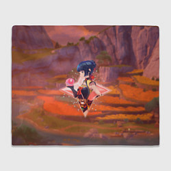 Плед флисовый Сян Лин в примогеме, цвет: 3D-велсофт