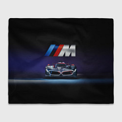 Плед флисовый BMW M Performance Motorsport, цвет: 3D-велсофт