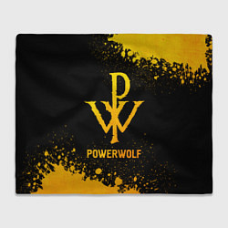 Плед Powerwolf - gold gradient