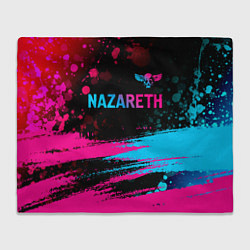 Плед Nazareth - neon gradient: символ сверху