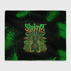 Плед Slipknot green satan