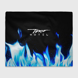 Плед Tokio Hotel blue fire