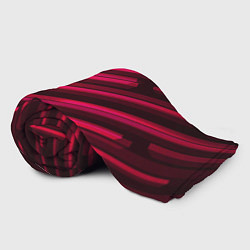 Плед флисовый Красное на черном объемная диагональ, цвет: 3D-велсофт — фото 2