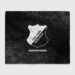 Плед Hoffenheim с потертостями на темном фоне