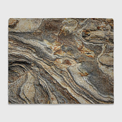 Плед флисовый Камень stone, цвет: 3D-велсофт