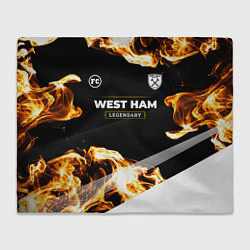 Плед West Ham legendary sport fire